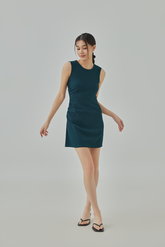 Lucie Side Ruching Mini Bodycon Dress